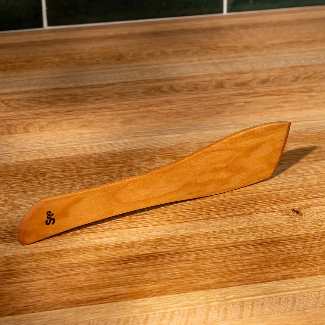 Cherry Dual-Ended Wooden Spatula