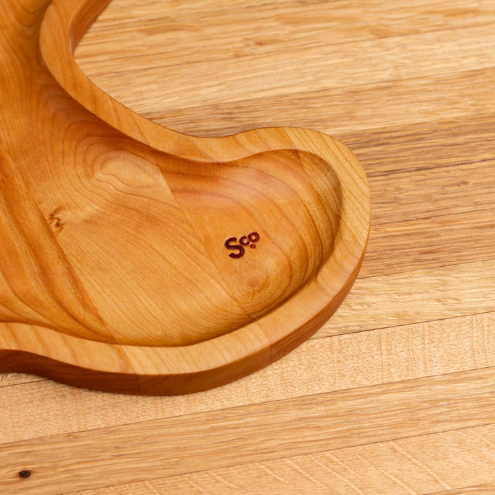 Cherry Gingerbread Man Carving Board