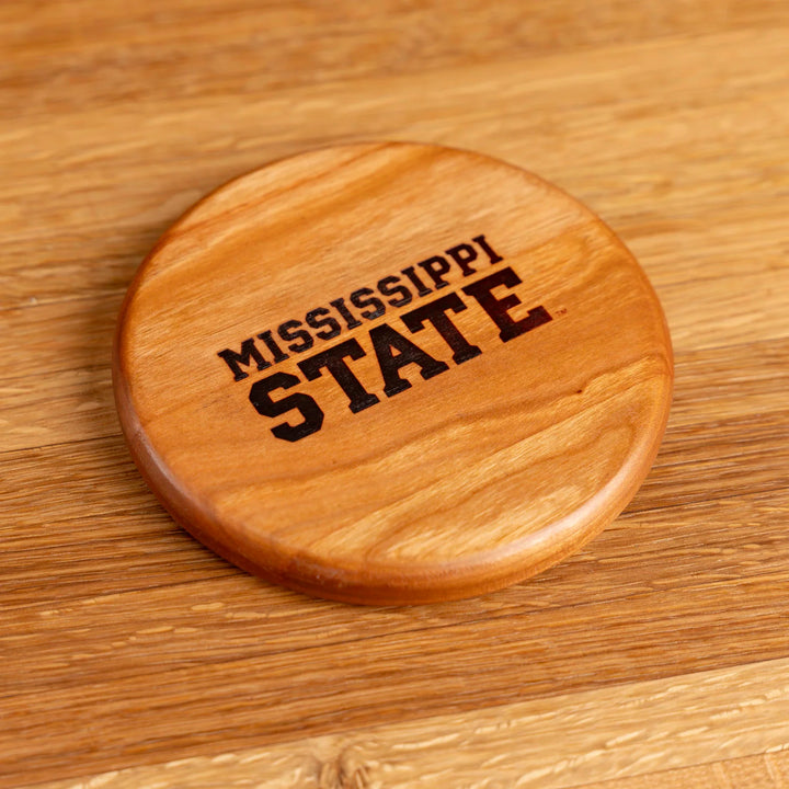 Cherry Mississippi State Coaster | Mississippi State Stacked
