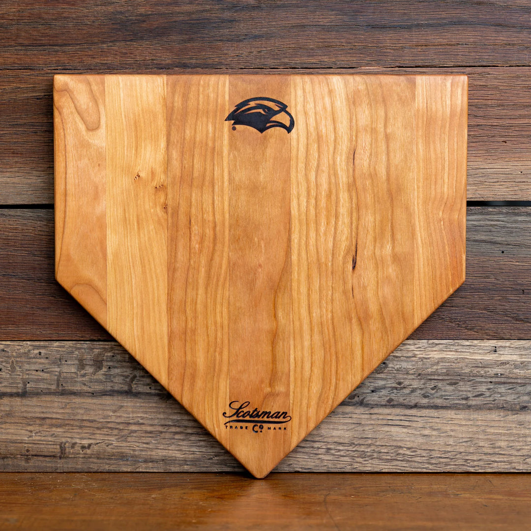Cherry Southern Miss Home Plate Serving Board