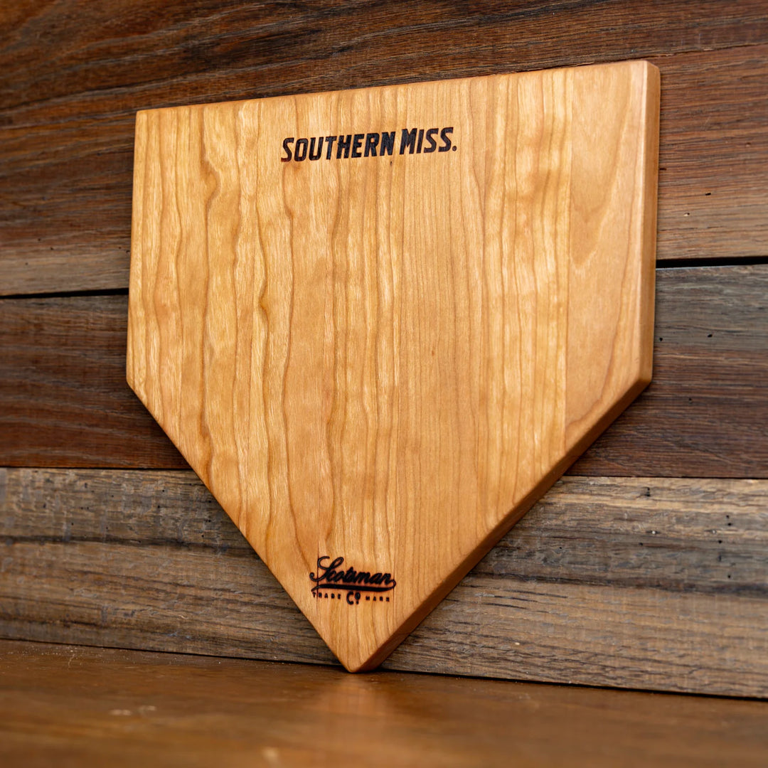 Cherry Southern Miss Home Plate Serving Board