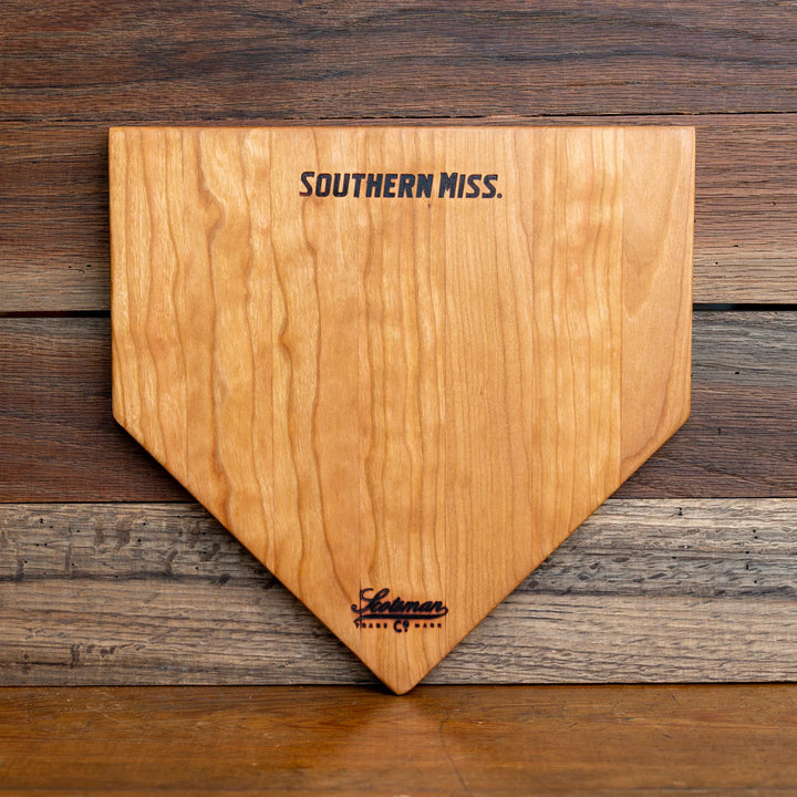 Cherry Southern Miss Home Plate Serving Board
