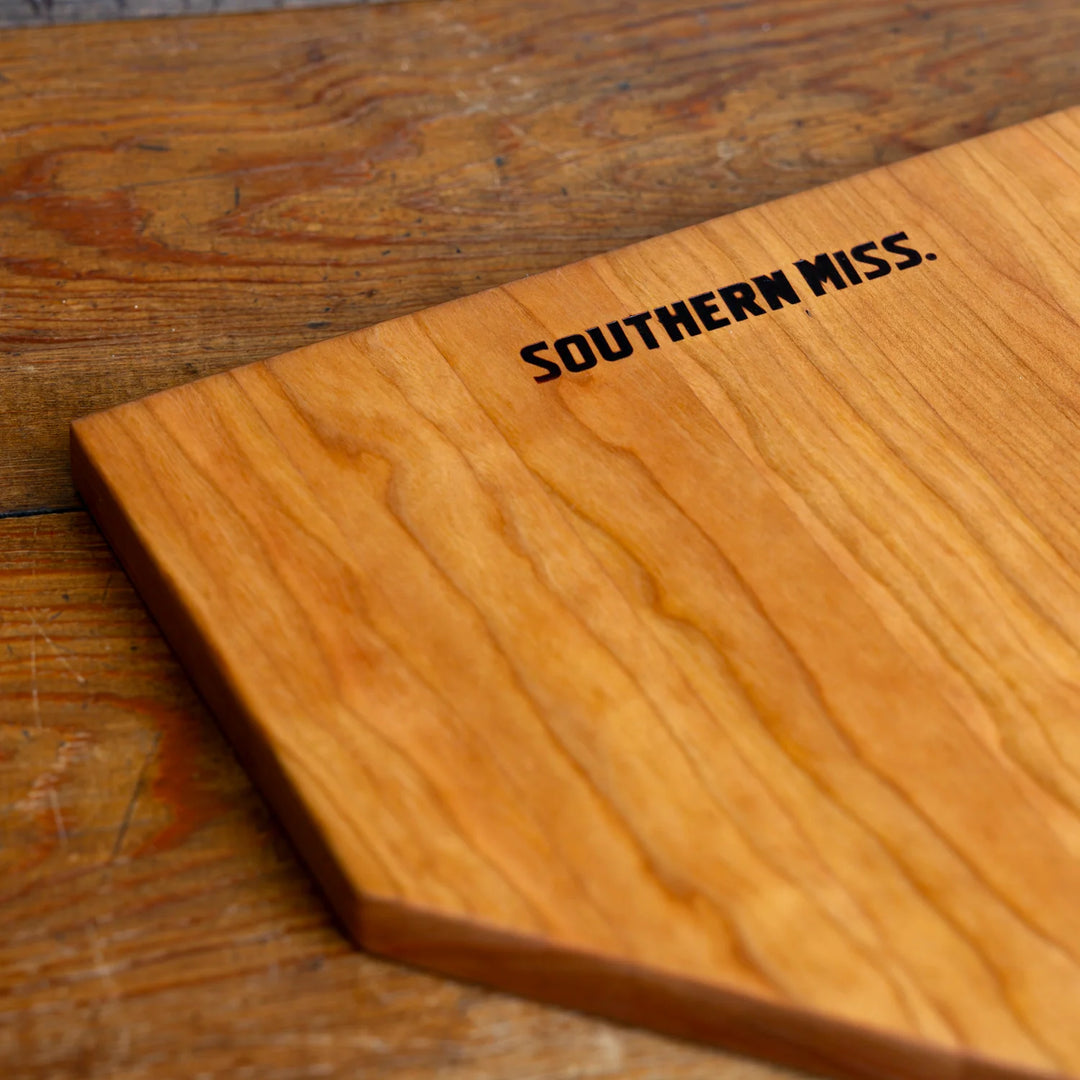 Cherry Southern Miss Home Plate Serving Board