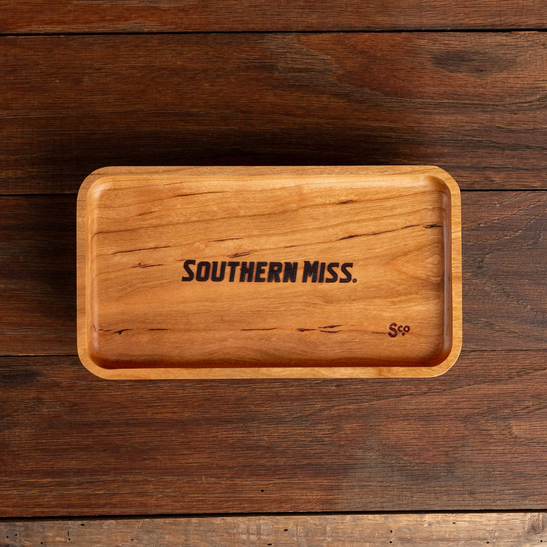 Cherry Southern Miss Wooden Valet | Southern Miss