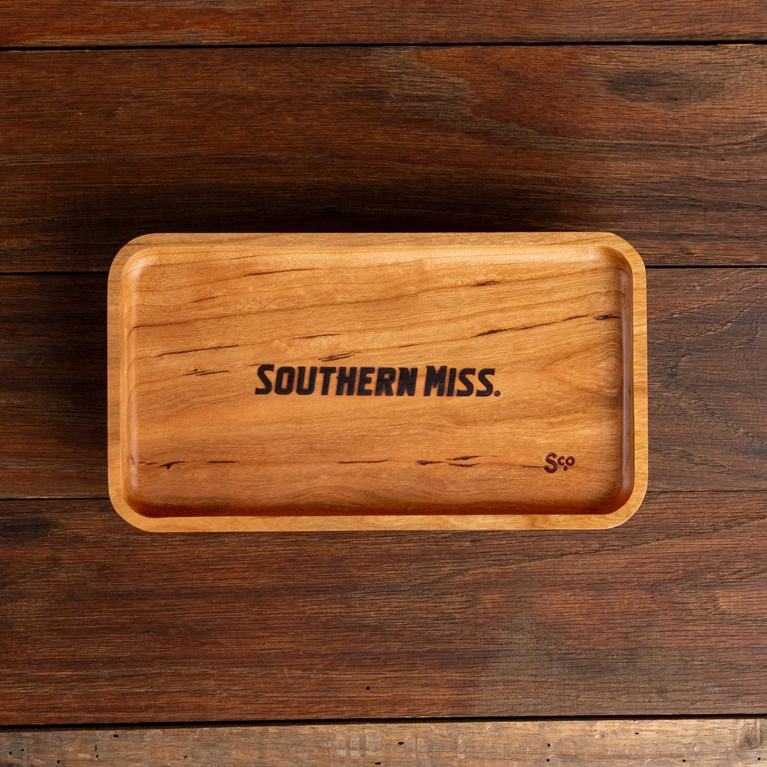 Cherry Southern Miss Wooden Valet | Southern Miss