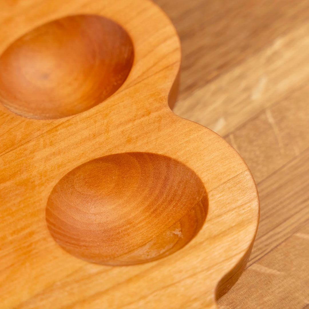 Cherry Scalloped Deviled Egg Tray