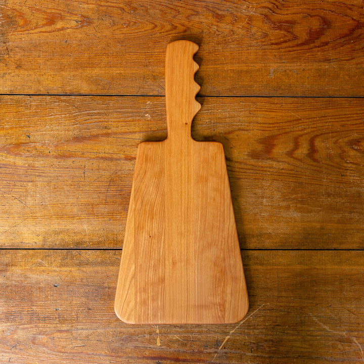 Cherry Cowbell Serving Board | Baseball Mark