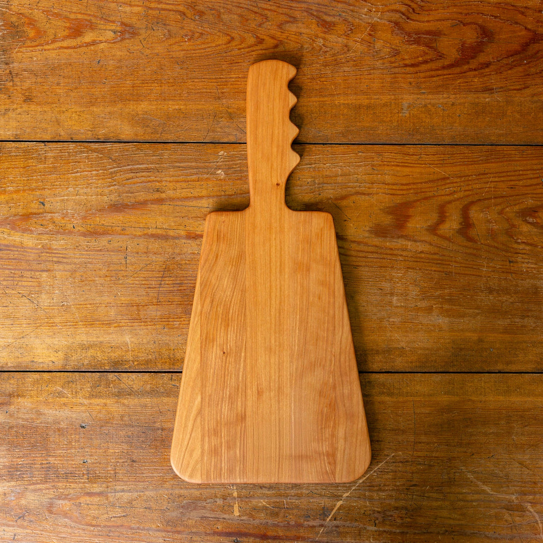 Cherry Cowbell Serving Board | Baseball Mark