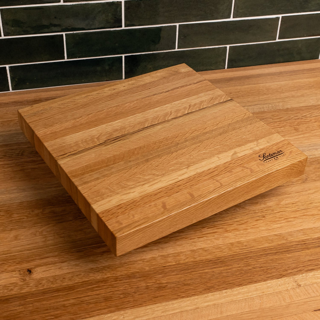 White Oak Square Cake Stand