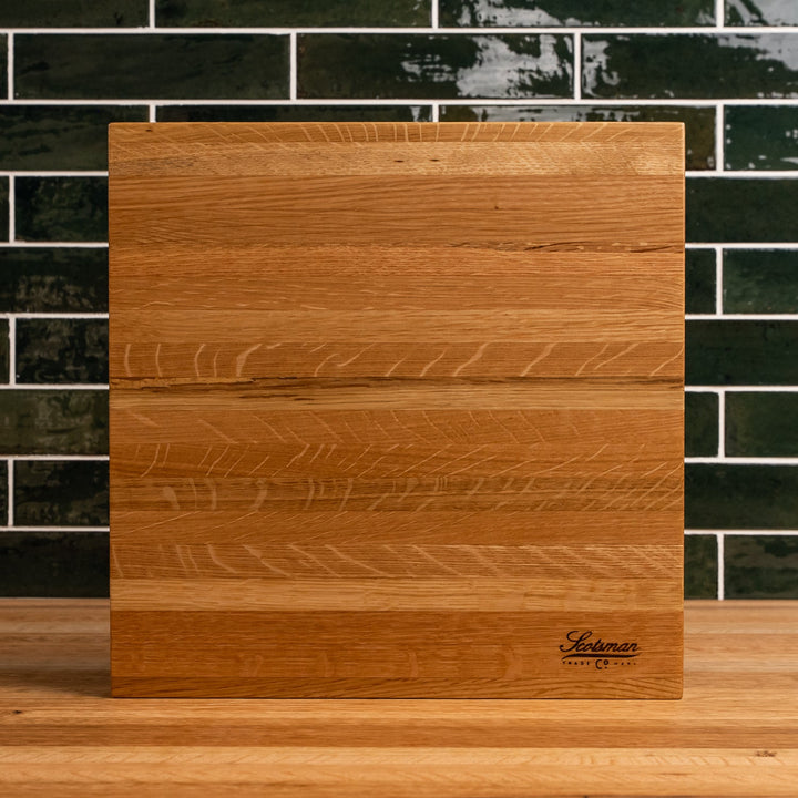 White Oak Square Cake Stand