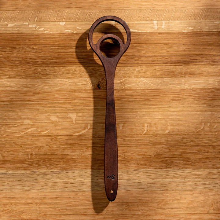 Wooden Dough Whisk -Double