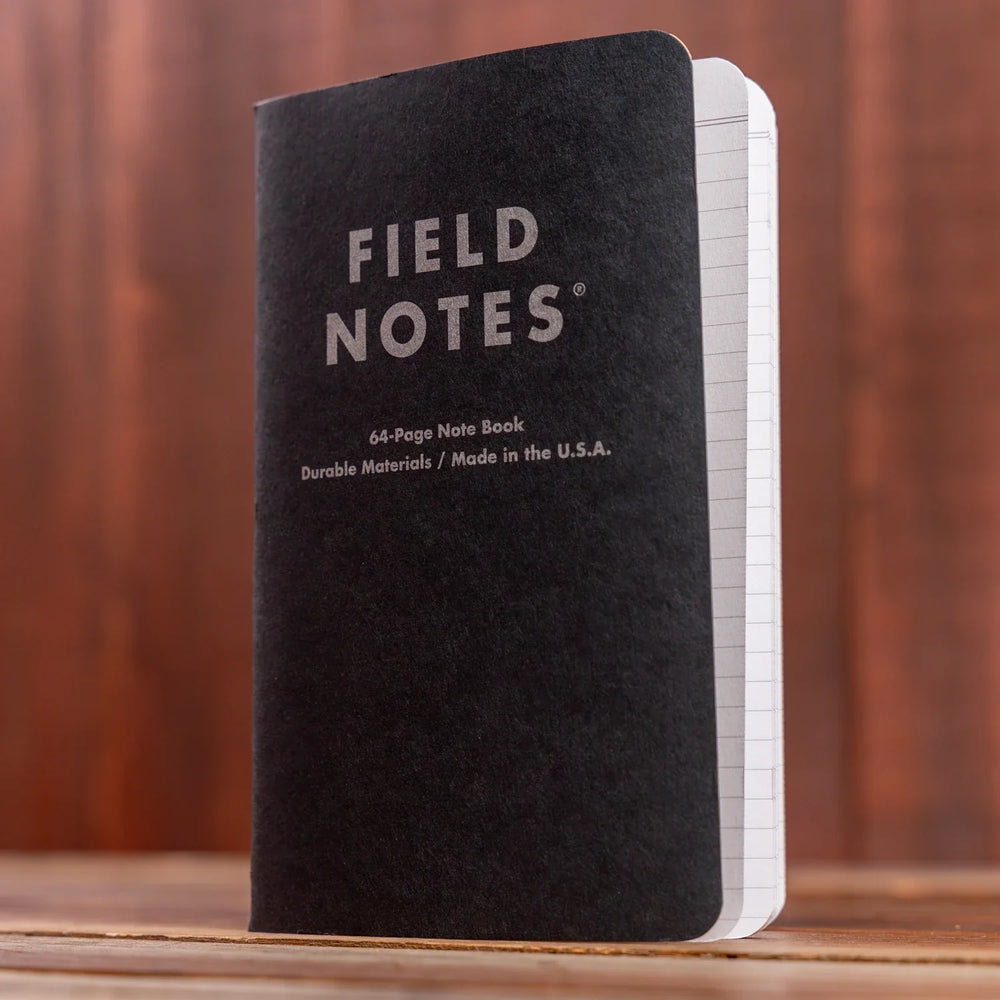 Field Notes Pitch Black Notebook – Scotsman USA