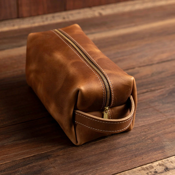 Scotsman Leather Dopp Kit