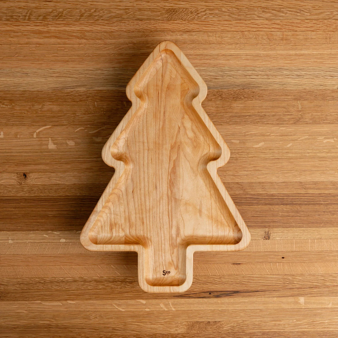 Maple Christmas Tree Carving Board