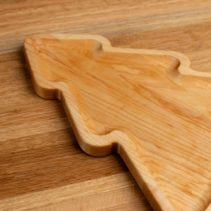 Maple Christmas Tree Carving Board