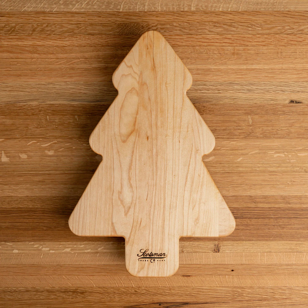 Maple Christmas Tree Carving Board