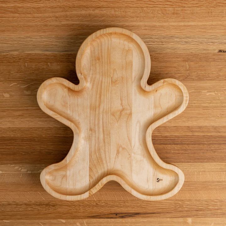 Maple Gingerbread Man Carving Board