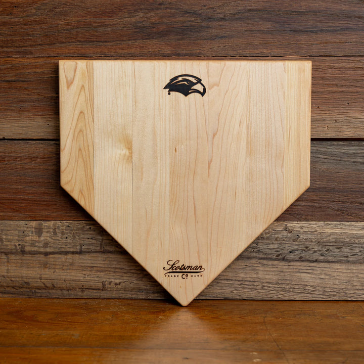 Maple Southern Miss Home Plate Serving Board