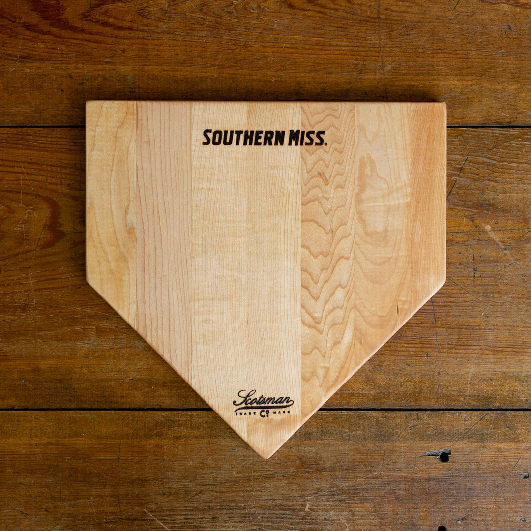 Maple Southern Miss Home Plate Serving Board