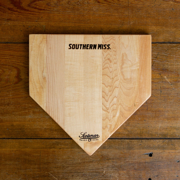 Maple Southern Miss Home Plate Serving Board