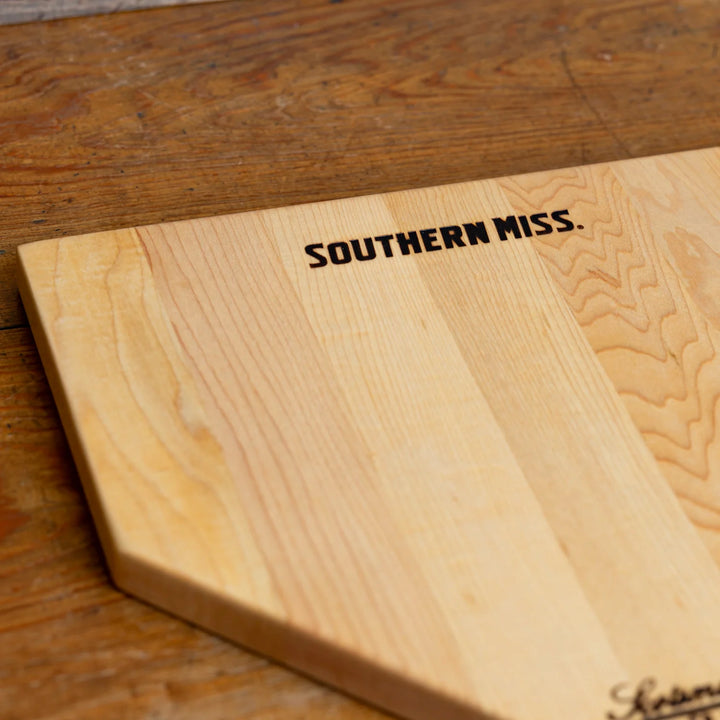 Maple Southern Miss Home Plate Serving Board