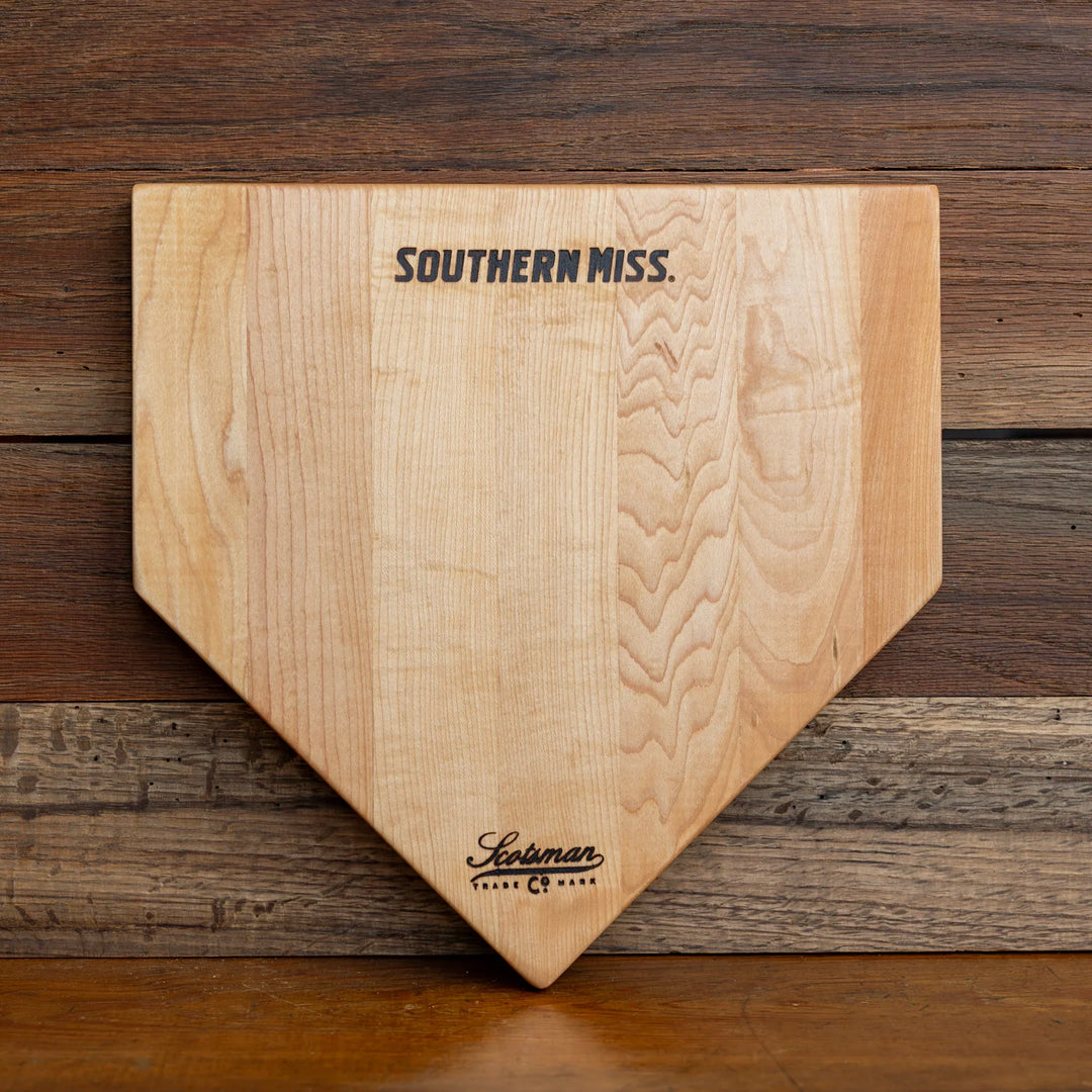 Maple Southern Miss Home Plate Serving Board