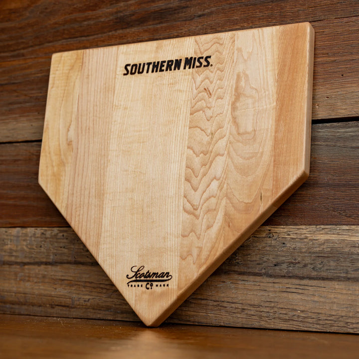 Maple Southern Miss Home Plate Serving Board