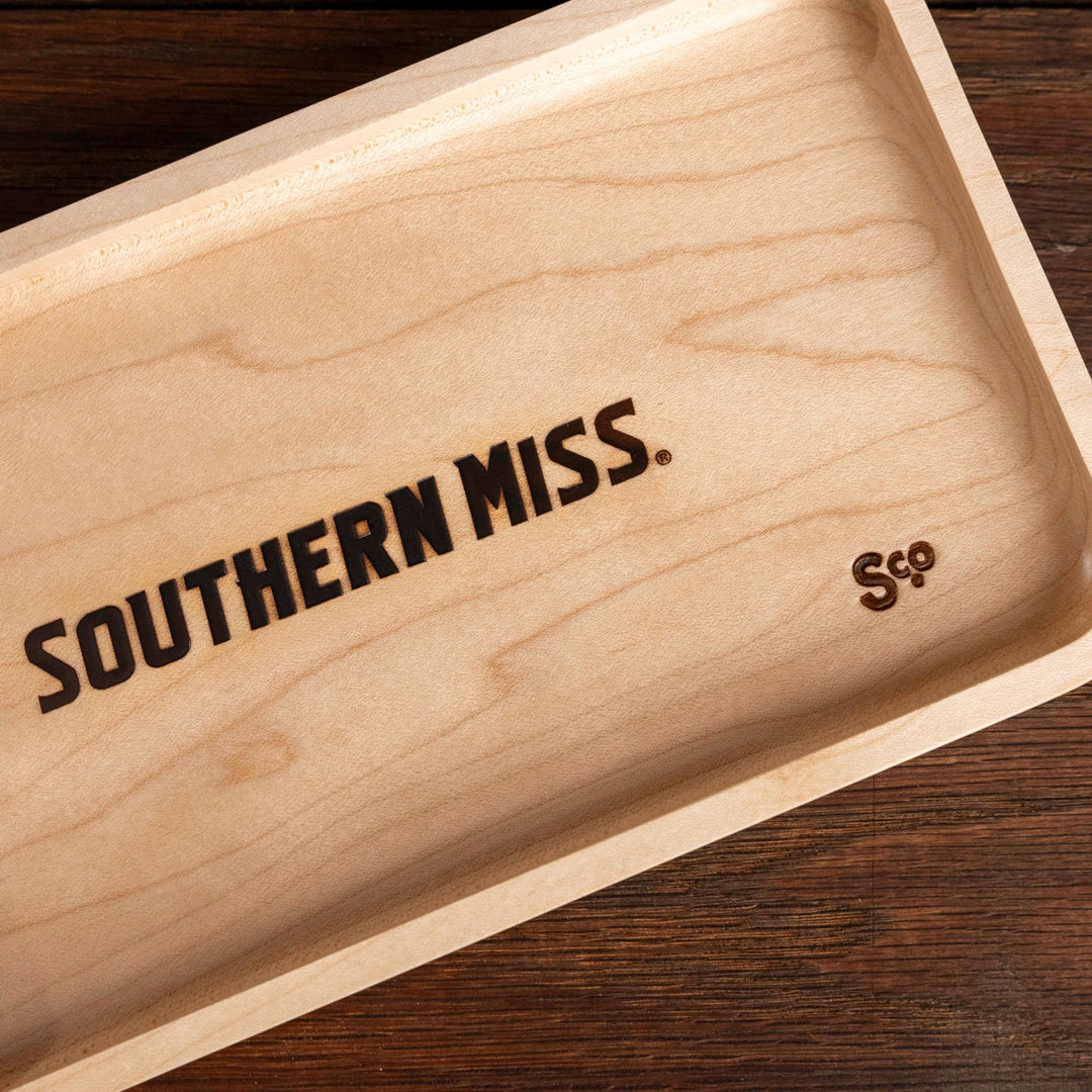 Maple Southern Miss Wooden Valet | Southern Miss