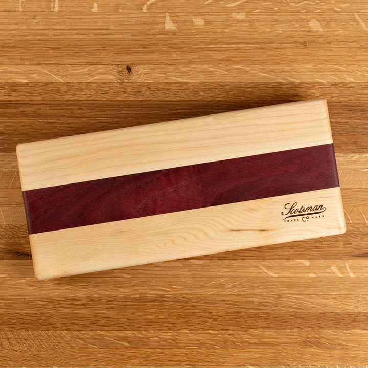 Maple and Purple Heart Serving Board