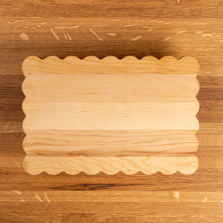Maple Scalloped Serving Board