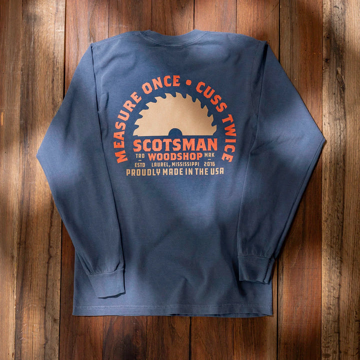 Measure Once Saw Long Sleeve T-Shirt