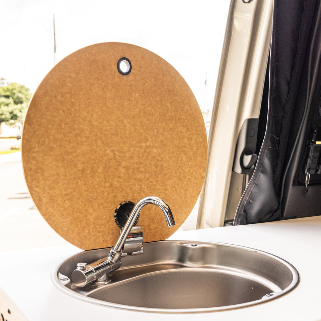 Natural Brown Sink Cover