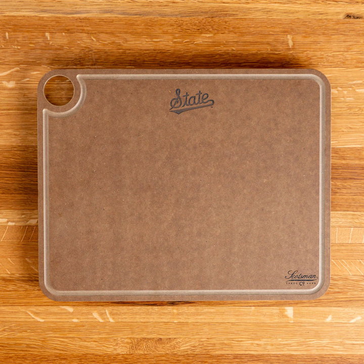 Nutmeg Brown Mississippi State Cutting Board | State Script