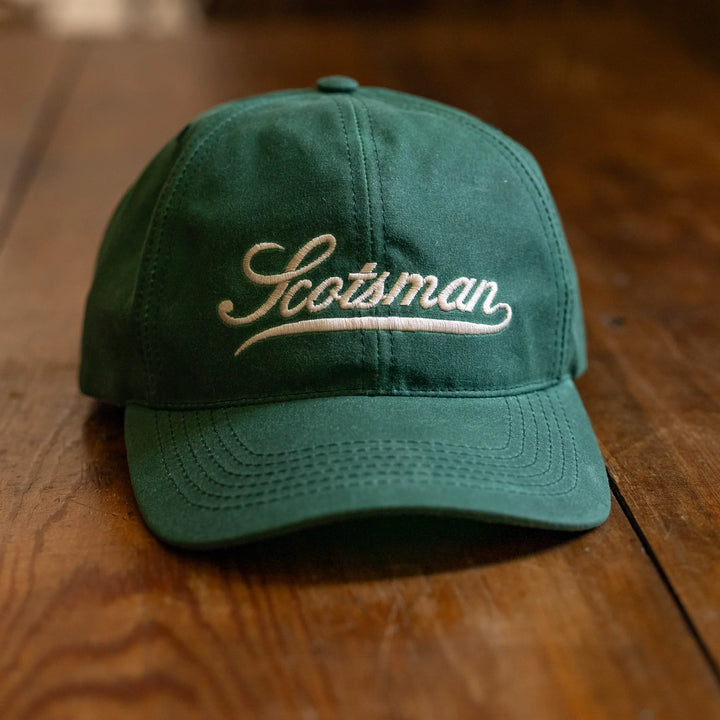 Scotsman Co. Hunter Green Waxed Cotton Cap