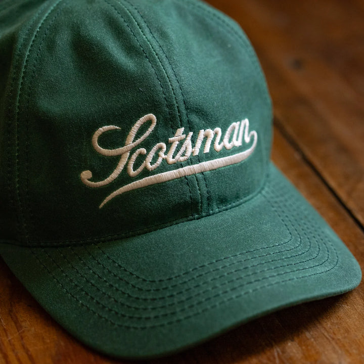 Scotsman Co. Hunter Green Waxed Cotton Cap