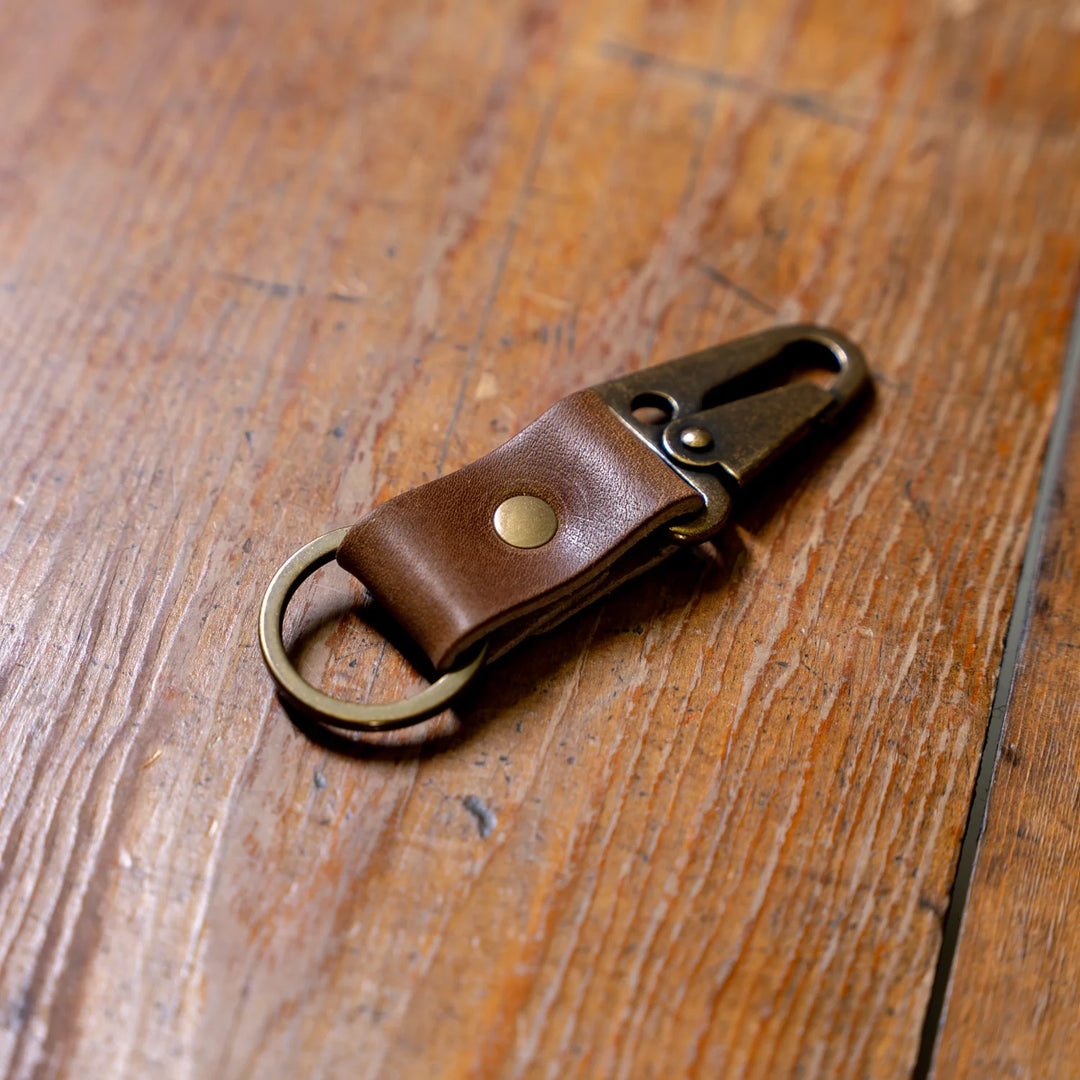 Scotsman Leather Hook Keychain