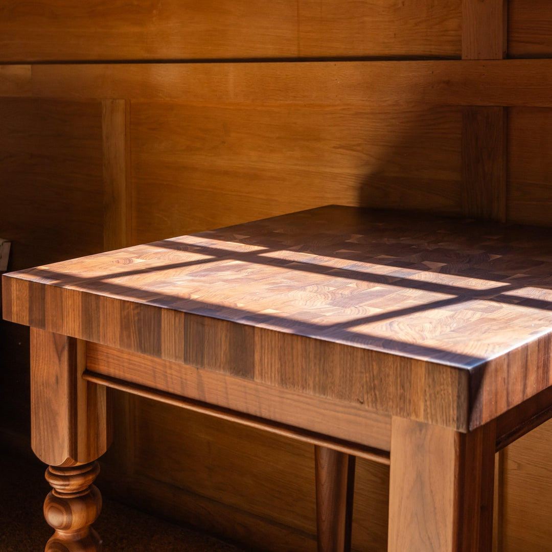 Walnut Chef Island Table
