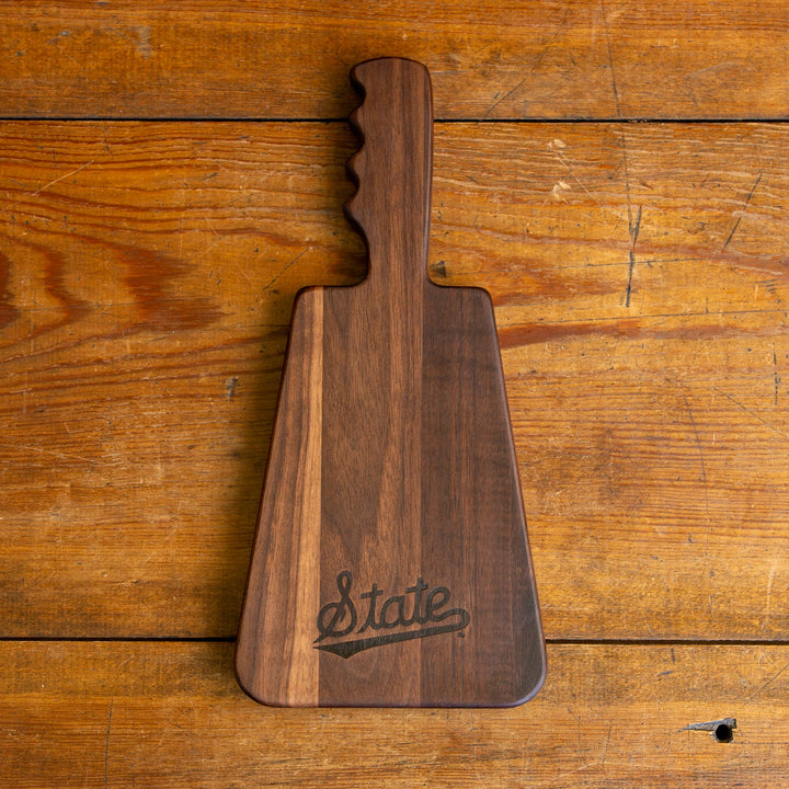 Walnut Cowbell Serving Board