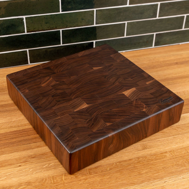 Walnut End Grain Square Butcher Block