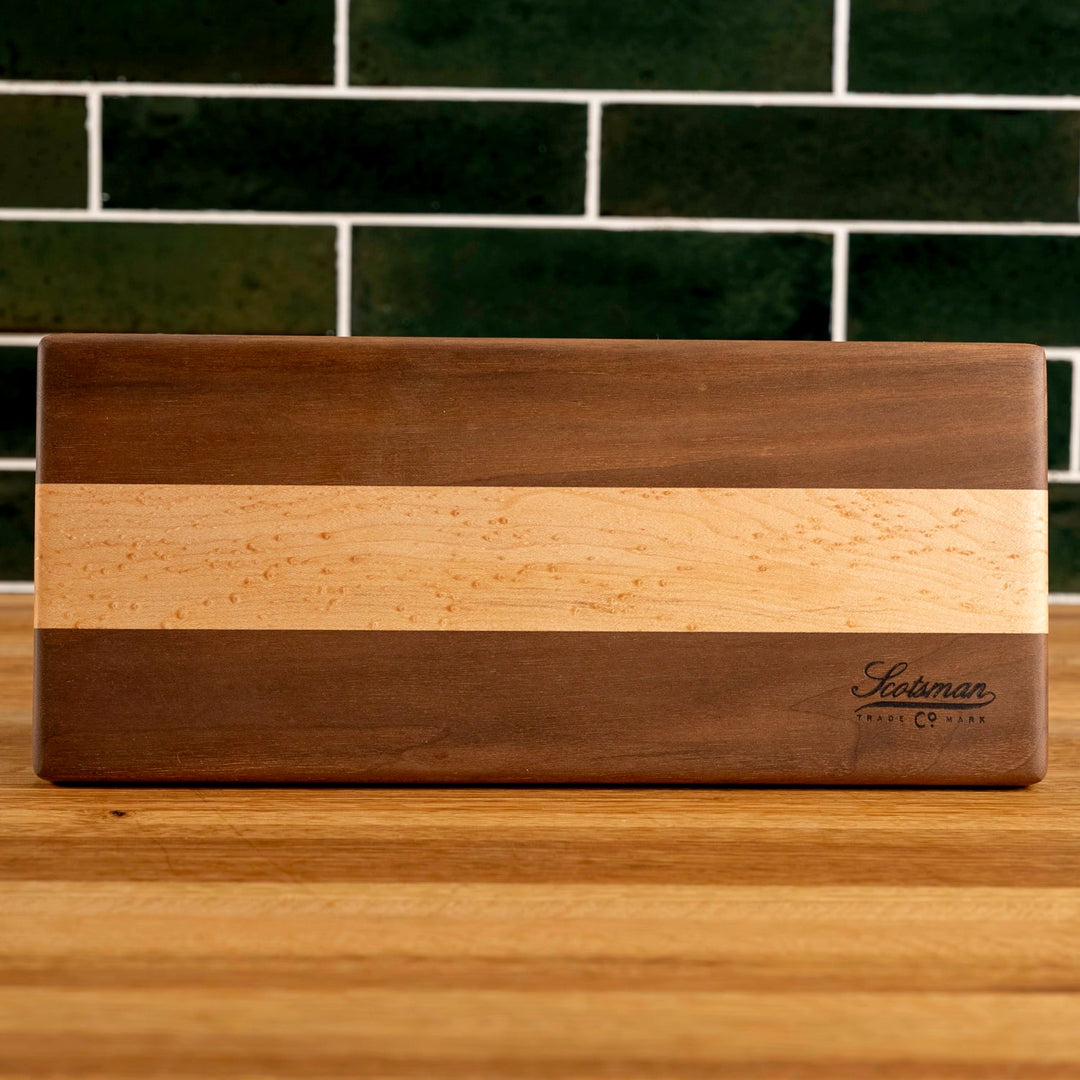 Walnut and Birdseye Maple Serving Board