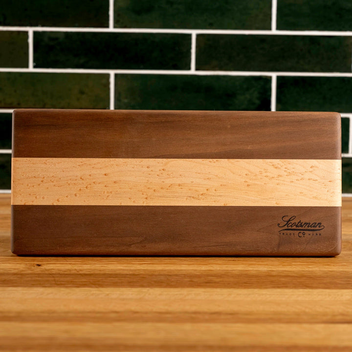 Walnut and Birdseye Maple Serving Board