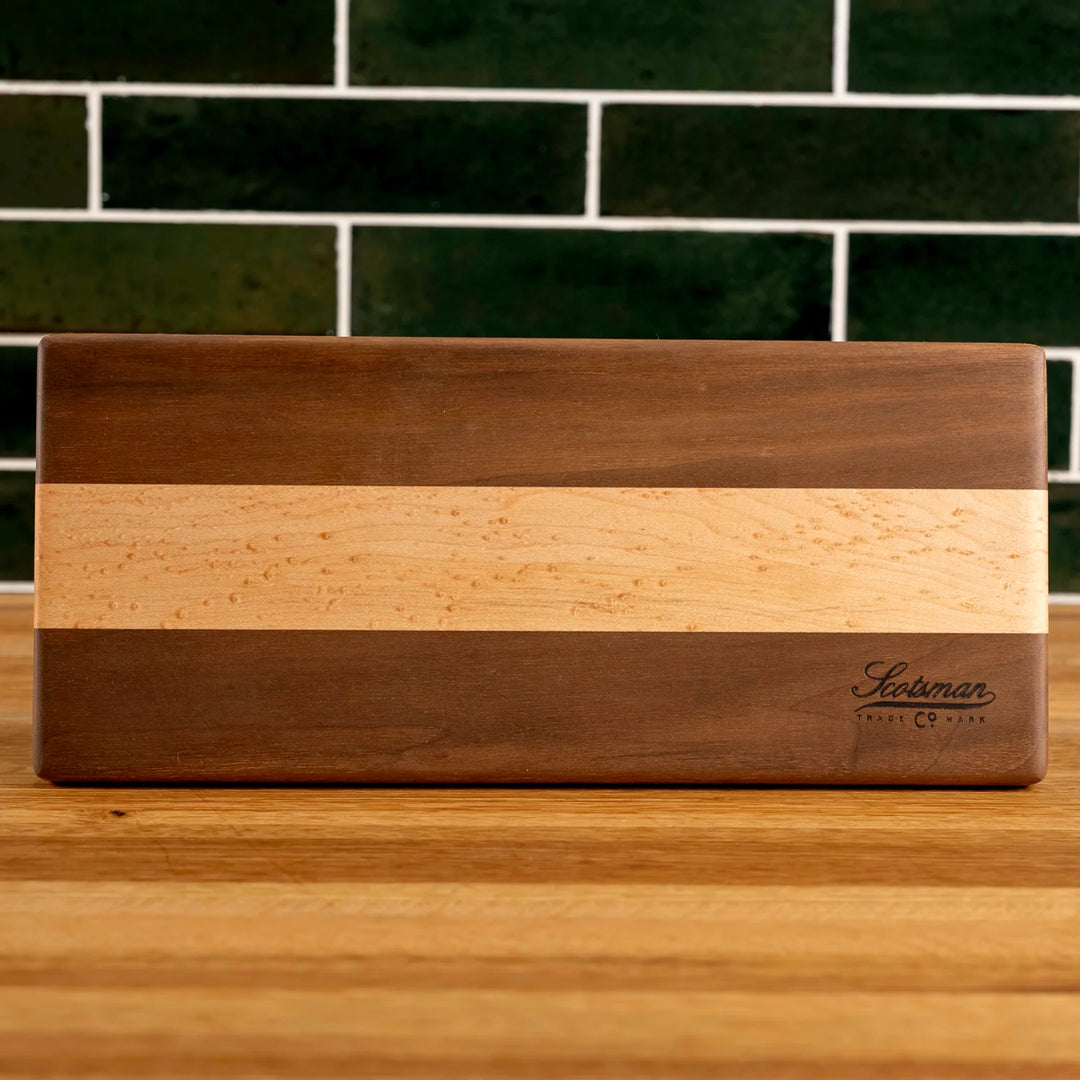 Walnut and Birdseye Maple Serving Board