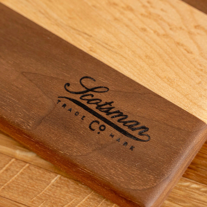 Walnut and Birdseye Maple Serving Board