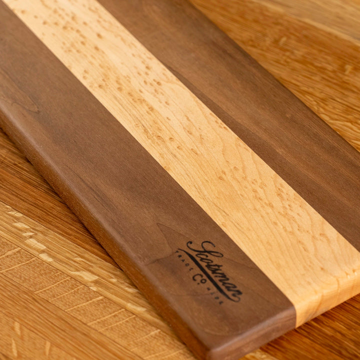 Walnut and Birdseye Maple Serving Board