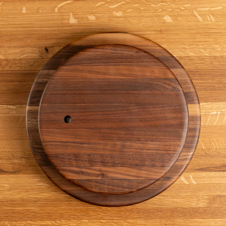 Scotsman Co. Walnut Lazy Susan