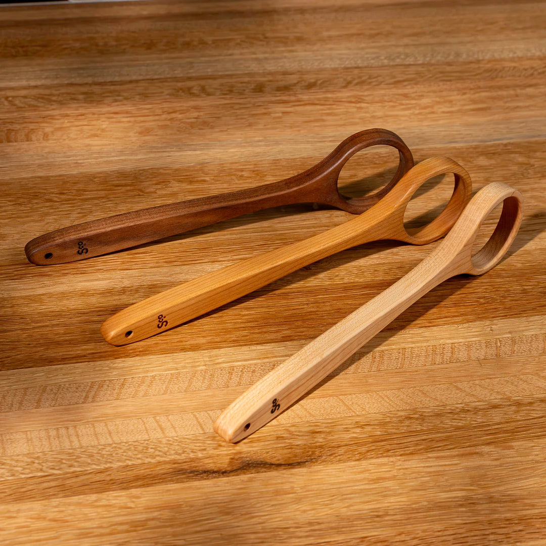 Wooden Dough Whisk -Single