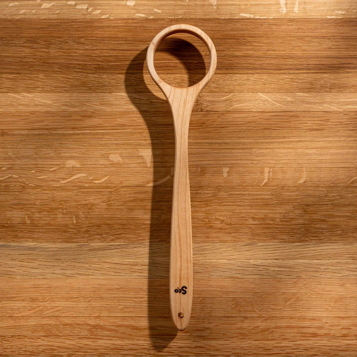 Wooden Dough Whisk -Single